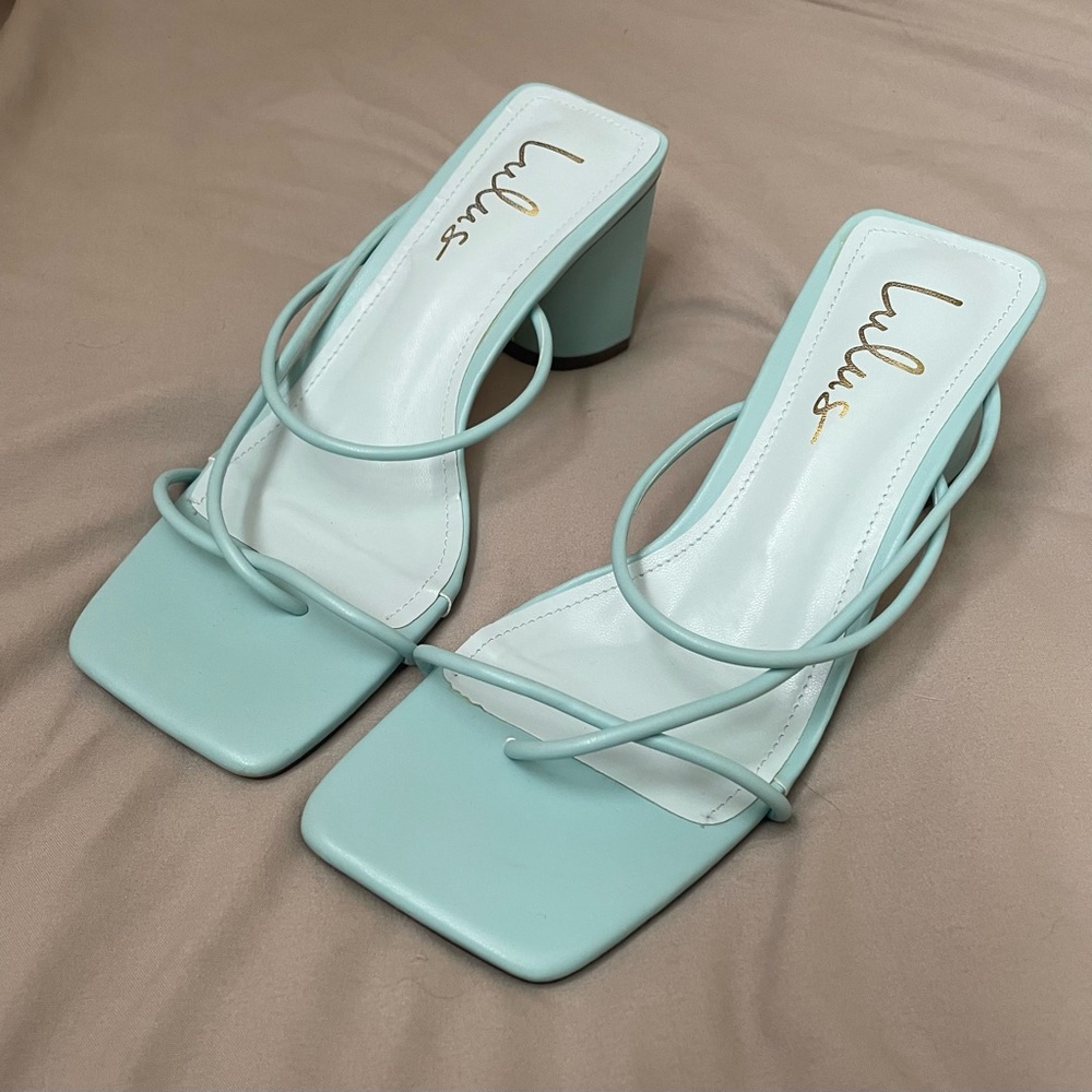 Brand new block heels